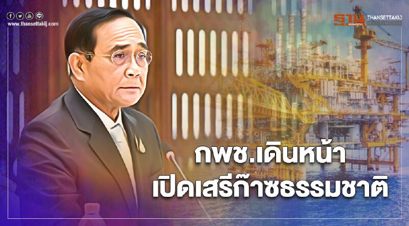 “กพช." เปิดเสรีก๊าซธรรมชาติเตรียมพร้อมโครงสร้างพื้นฐานรับแผนพัฒนากำลังผลิตไฟฟ้า