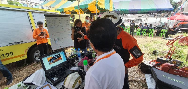 จนท.ยุติปฎิบัติการค้นหาผู้รอดชีวิต  เหตุอาคารถล่ม หมู่บ้านกฤษดานคร 
