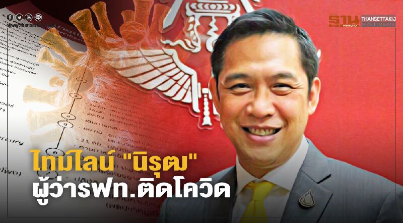 เช็กที่นี่ ไทม์ไลน์ “นิรุฒ” ผู้ว่ารฟท.ติดโควิด ไปไหนมาบ้าง
