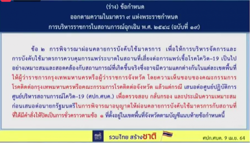 ปิดสถานบันเทิง 41 จังหวัด อย่างน้อย 14 วัน มีผล 10 เม.ย.นี้
