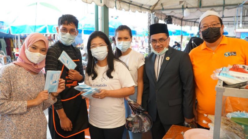 “ไทยสร้างไทย”ลุยสร้างความเข้าใจแจกอุปกรณ์ป้องกันโควิด-19