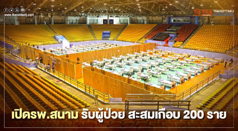 'โคราช' เปิดรพ.สนามแห่งแรก รับผู้ป่วยติดเชื้อโควิด สะสมเกือบ 200 ราย 'โคราช' เปิดรพ.สนามแห่งแรก รับผู้ป่วยติดเชื้อโควิด สะสมเกือบ 200 ราย