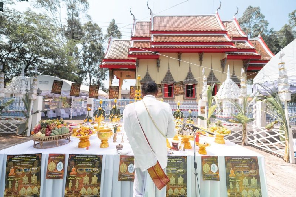 วัดสวนขัน อำเภอช้างกลาง จังหวัดนครศรีธรรมราช จัดสร้างวัตถุมงคล รุ่นรับทรัพย์เศรษฐี