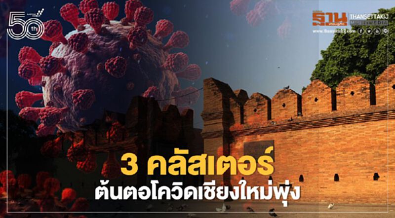 เปิด 3 คลัสเตอร์ต้นตอดันยอดโควิดเชียงใหม่พุ่ง เปิด 3 คลัสเตอร์ต้นตอดันยอดโควิดเชียงใหม่พุ่ง