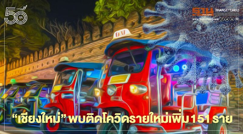 “เชียงใหม่”พบติดโควิดรายใหม่เพิ่ม 151 ราย สะสมจ่อทะลุ 3,000