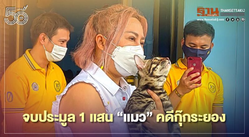 ทุ่ม 1 เเสน เพจ "ทูนหัวของบ่าว" ชนะประมูล "แมว" เครือข่ายกุ๊กระยอง ทุ่ม 1 เเสน เพจ "ทูนหัวของบ่าว" ชนะประมูล "แมว" เครือข่ายกุ๊กระยอง