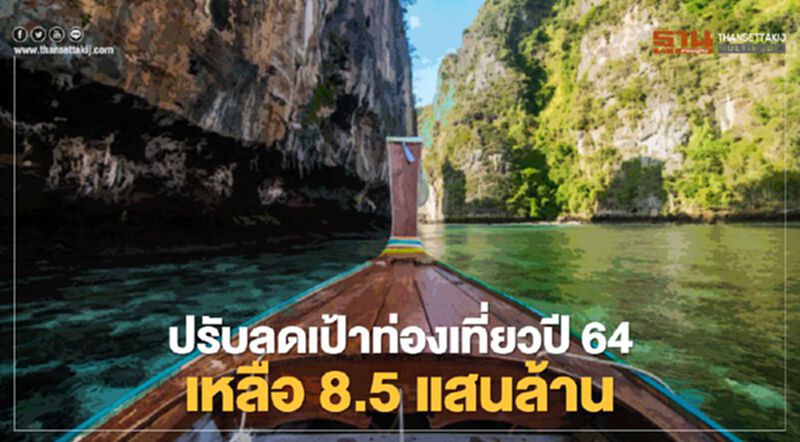 เข็นไม่ขึ้น"ปรับลดเป้าท่องเที่ยวปี64"เหลือ8.5แสนล้านพิษโควิดระลอก3 เข็นไม่ขึ้น"ปรับลดเป้าท่องเที่ยวปี64"เหลือ8.5แสนล้านพิษโควิดระลอก3