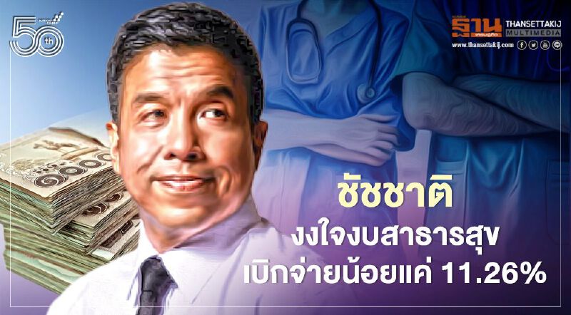 แฉงบสาธารสุขเบิกจ่ายแค่ 11.26% ชัชชาติงงทั้งที่สำคัญต่อการสู้โควิด-19