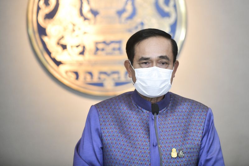 ส่อง "บิ๊กตู่" ใส่แมสก์ตลอดเวลา สารภาพทำผิดจึงโดนกทม.ปรับ (ประมวลภาพ) 