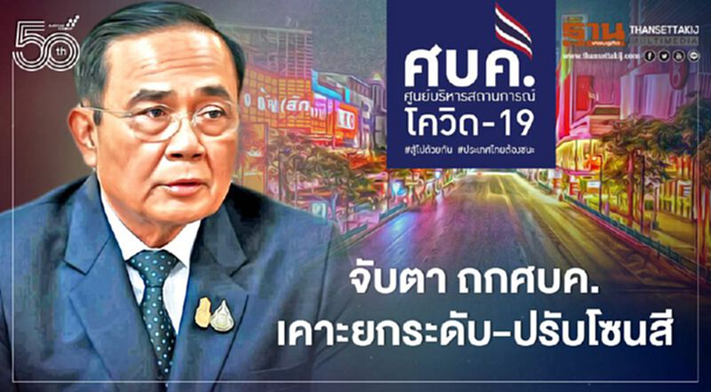 จับตา! ถกศบค.บ่ายนี้ เคาะยกระดับ-ปรับโซนสีจัดการโควิด-19 จับตา! ถกศบค.บ่ายนี้ เคาะยกระดับ-ปรับโซนสีจัดการโควิด-19