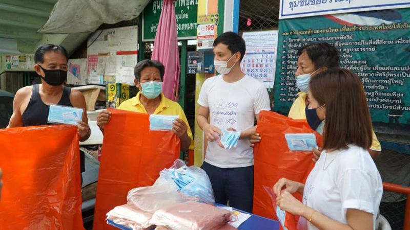 “ไทยสร้างไทย”ลุยช่วยชาวกทม.ฝ่าวิกฤติโควิด