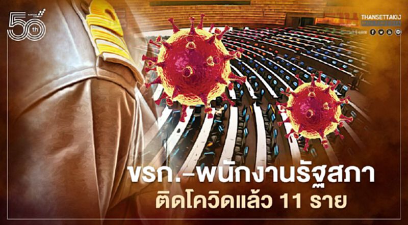 ขรก.-พนักงานรัฐสภา ติดโควิดแล้ว 11 ราย ขรก.-พนักงานรัฐสภา ติดโควิดแล้ว 11 ราย