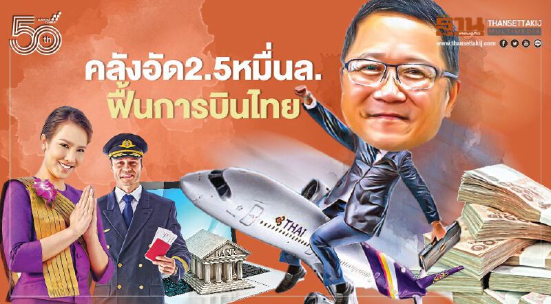 คลังอัด 2.5หมื่นล้าน ฟื้น"การบินไทย" ชงครม.ดึงกลับมาเป็นรัฐวิสาหกิจ