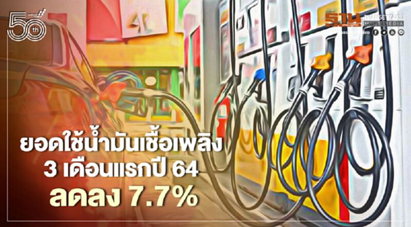 โควิด-19 พ่นพิษธุรกิจการบินหนักฉุดยอดใช้น้ำมันเชื้อเพลิง 3 เดือนปี 64 ร่วง 7.7% โควิด-19 พ่นพิษธุรกิจการบินหนักฉุดยอดใช้น้ำมันเชื้อเพลิง 3 เดือนปี 64 ร่วง 7.7%