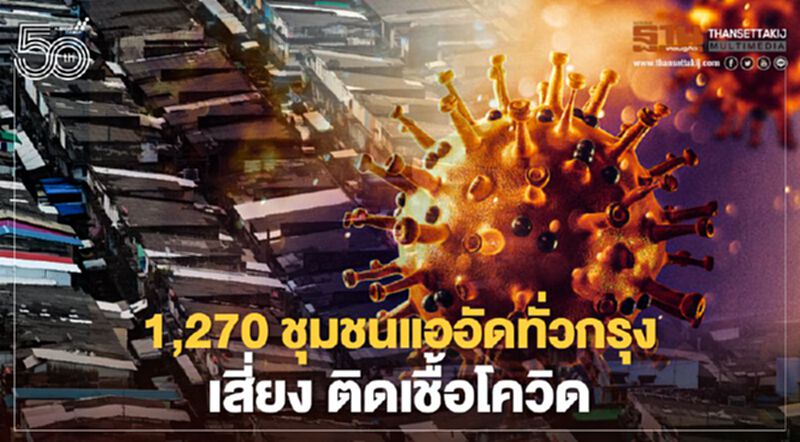 จี้คุม1,270ชุมชนแออัดทั่วกรุงเสี่ยงระบาดเชื้อโควิด จี้คุม1,270ชุมชนแออัดทั่วกรุงเสี่ยงระบาดเชื้อโควิด