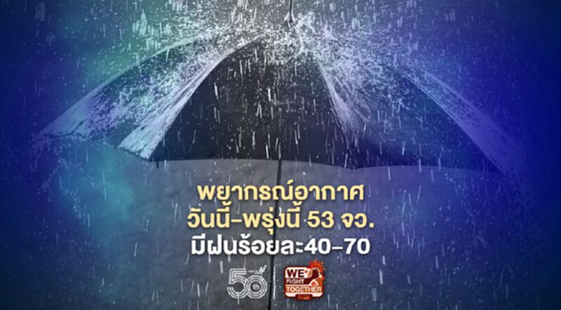 เช็กรายชื่อ 53 จังหวัดทั่วไทย กรมอุตุฯเตือนให้รับมือพายุฝนฟ้าคะนอง เช็กรายชื่อ 53 จังหวัดทั่วไทย กรมอุตุฯเตือนให้รับมือพายุฝนฟ้าคะนอง