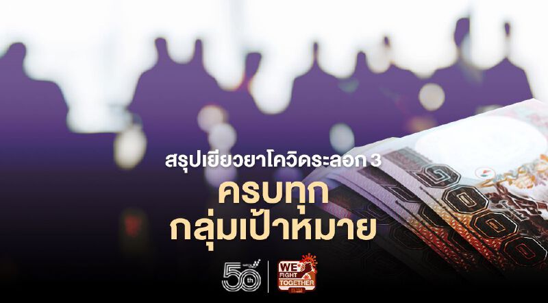 "คนละครึ่งเฟส3-ยิ่งใช้ยิ่งได้" ส่อง 8 มาตรการเยียวยาโควิด ครบทุกกลุ่มเป้าหมาย