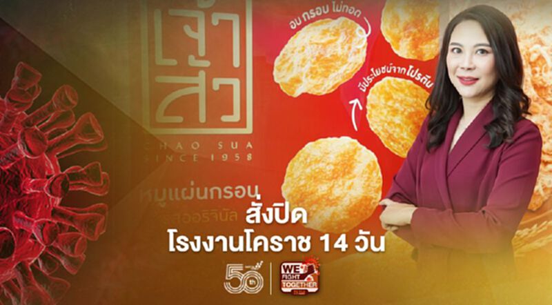“เจ้าสัว” สั่งปิดโรงงานโคราช 14 วัน หลังพบพนักงานติดโควิดเพิ่ม “เจ้าสัว” สั่งปิดโรงงานโคราช 14 วัน หลังพบพนักงานติดโควิดเพิ่ม