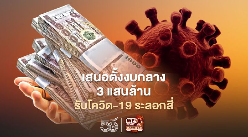 เสนอรัฐบาลตั้งงบกลาง 3 แสนล.รับมือโควิด-19 ระลอกสาม-สี่