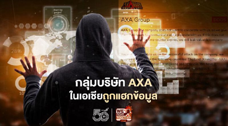 แฮกข้อมูลกลุ่ม AXA ขายในตลาดมืด แฮกข้อมูลกลุ่ม AXA ขายในตลาดมืด