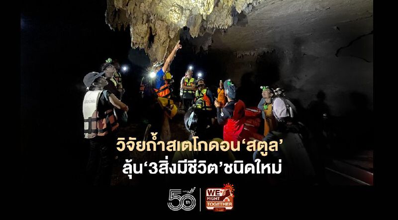 วิจัยถ้ำเลสเตโกดอน“สตูล”   ลุ้น“3สิ่งมีชีวิต”ชนิดใหม่
