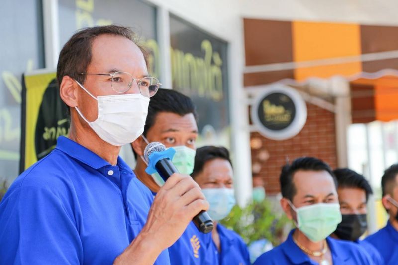 "กรณ์"เปิด "ศูนย์สู้โควิด คลองสามวา"