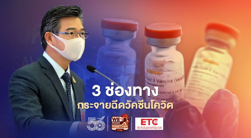 ดีเดย์ 7 มิ.ย. ฉีดวัคซีนโควิดทั้งระบบ เป็นวาระแห่งชาติ