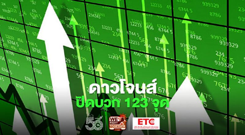 ดาวโจนส์ปิดบวก 123 จุด ในรอบสัปดาห์นี้ดัชนีดาวโจนส์ลดลง 0.51% ดาวโจนส์ปิดบวก 123 จุด ในรอบสัปดาห์นี้ดัชนีดาวโจนส์ลดลง 0.51%