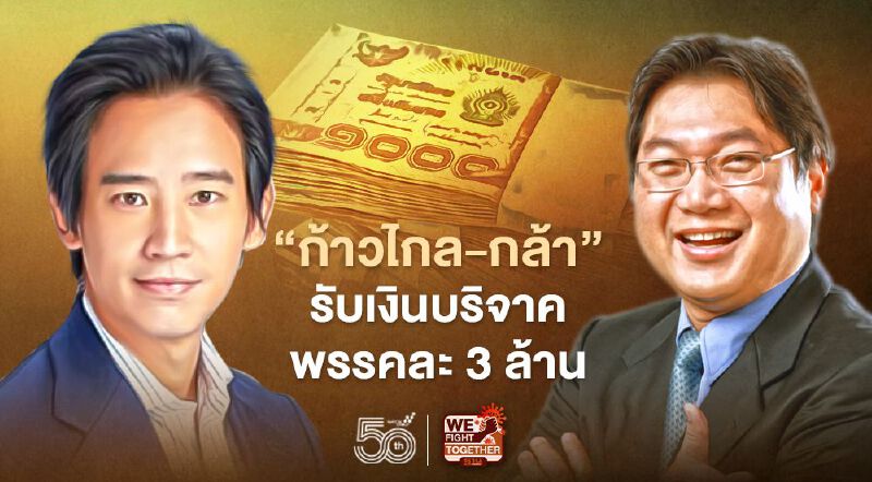 กกต.เปิดเงินบริจาคมี.ค.64 "ก้าวไกล-กล้า" รับพรรคละ 3 ล้านบาท