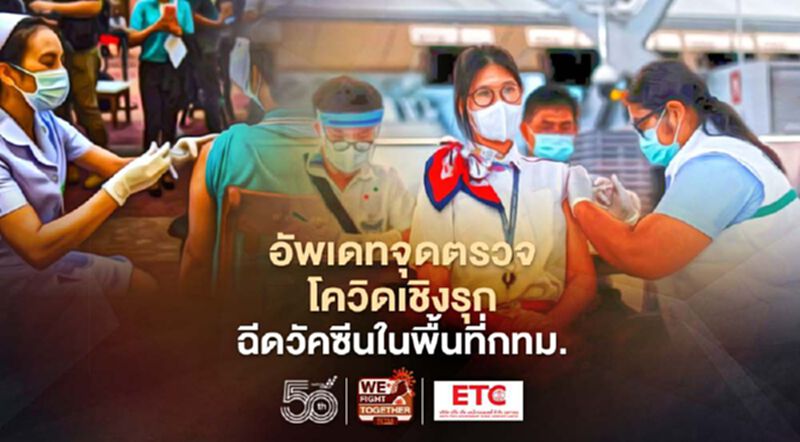 เปิดรายชื่อจุดตรวจโควิดเชิงรุก - ฉีดวัคซีนฟรีในพื้นที่กทม.มีที่ไหนบ้าง เช็กเลยที่นี่! เปิดรายชื่อจุดตรวจโควิดเชิงรุก - ฉีดวัคซีนฟรีในพื้นที่กทม.มีที่ไหนบ้าง เช็กเลยที่นี่!