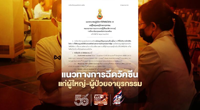 ราชวิทยาลัยอายุรแพทย์ฯออกแนวทางการฉีดวัคซีนโควิดผู้ใหญ่-ผู้ป่วยอายุรกรรม ราชวิทยาลัยอายุรแพทย์ฯออกแนวทางการฉีดวัคซีนโควิดผู้ใหญ่-ผู้ป่วยอายุรกรรม