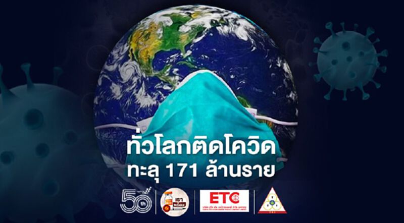 ยอดโควิดทั่วโลก 31 พ.ค.64 ติดเชื้อเพิ่ม 388,746 ราย เสียชีวิตเพิ่ม 7,837 ราย ยอดโควิดทั่วโลก 31 พ.ค.64 ติดเชื้อเพิ่ม 388,746 ราย เสียชีวิตเพิ่ม 7,837 ราย