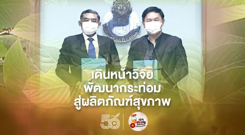 เดินหน้าวิจัยพัฒนากระท่อมสู่ผลิตภัณฑ์สุขภาพ