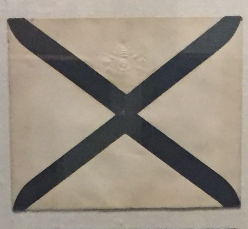 THE BLACK Rimmed Envelop แบบธรรมเนียมกระดาษไว้ทุกข์ในราชสำนักสยาม