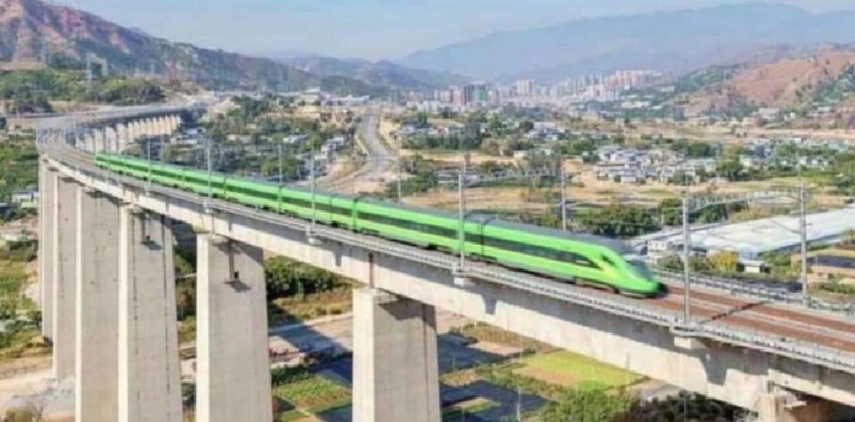 รถไฟความเร็วสูงลาว-จีน สร้างเสร็จ100%เชื่อมเวียงจันทน์ถึงคุนหมิง