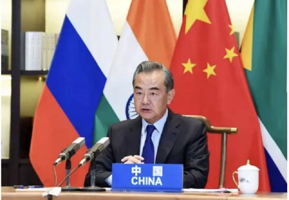 หวัง อี้ มนตรีแห่งรัฐและรัฐมนตรีต่างประเทศจีน