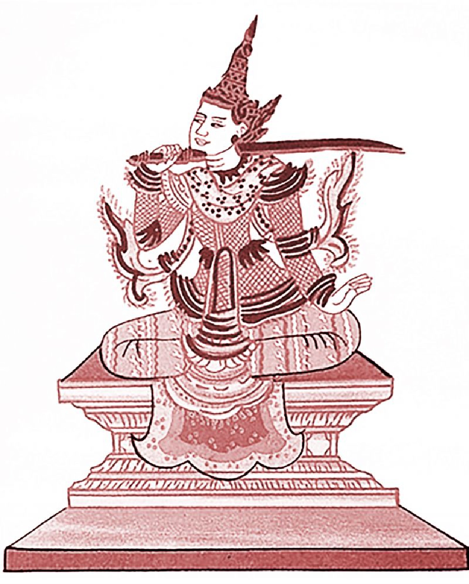 รูปนัตตะเบงชะเวตี้ ในสถานะมหาภูตผีหลวง