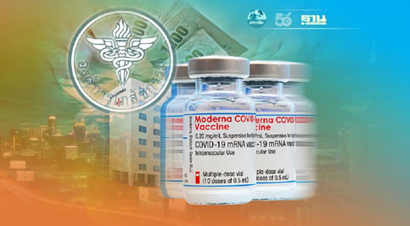 สรุปแล้ว! อภ. ขายวัคซีน “โมเดอร์นา” 1,100 บาท/โดส สรุปแล้ว! อภ. ขายวัคซีน “โมเดอร์นา” 1,100 บาท/โดส