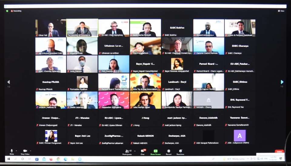 “พาณิชย์’ หารือนักธุรกิจยุโรป ร่วมฟื้นฟูเศรษฐกิจหลังโควิด-19 