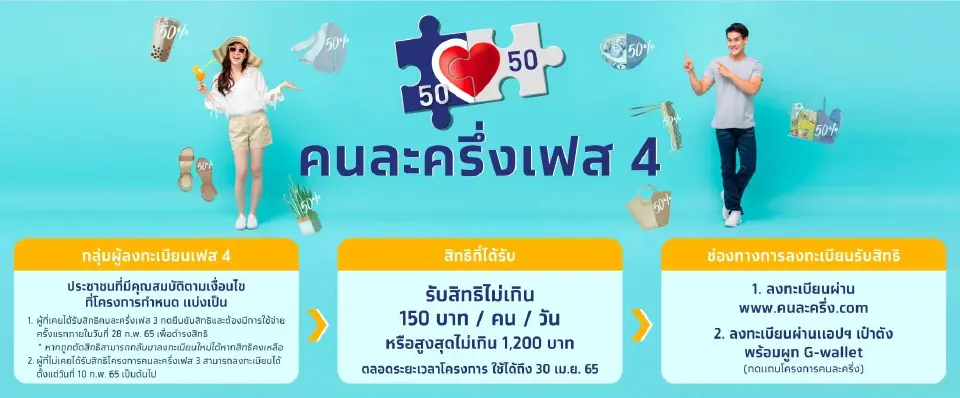 คนละครึ่งเฟส 4 ยืนยัน