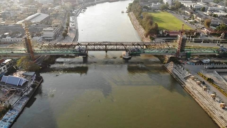 นับถอยหลัง 'สะพานขึงรถไฟ' แห่งแรกของไทย ใกล้แล้วเสร็จ