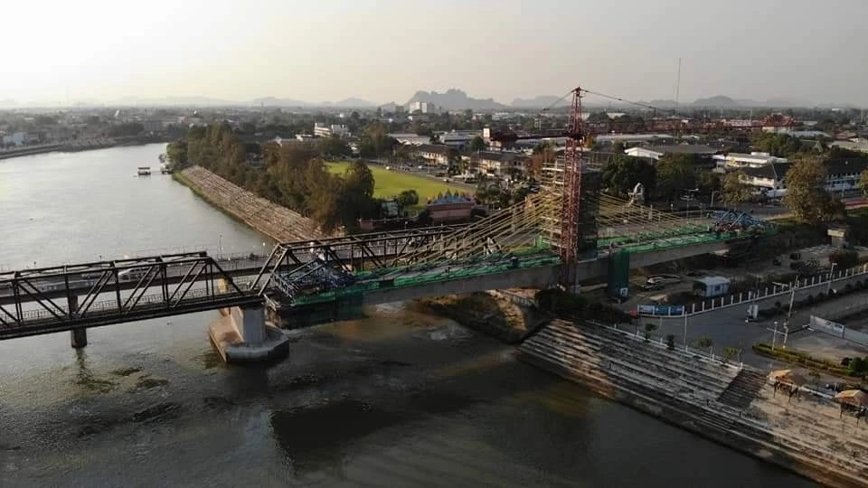 นับถอยหลัง 'สะพานขึงรถไฟ' แห่งแรกของไทย ใกล้แล้วเสร็จ