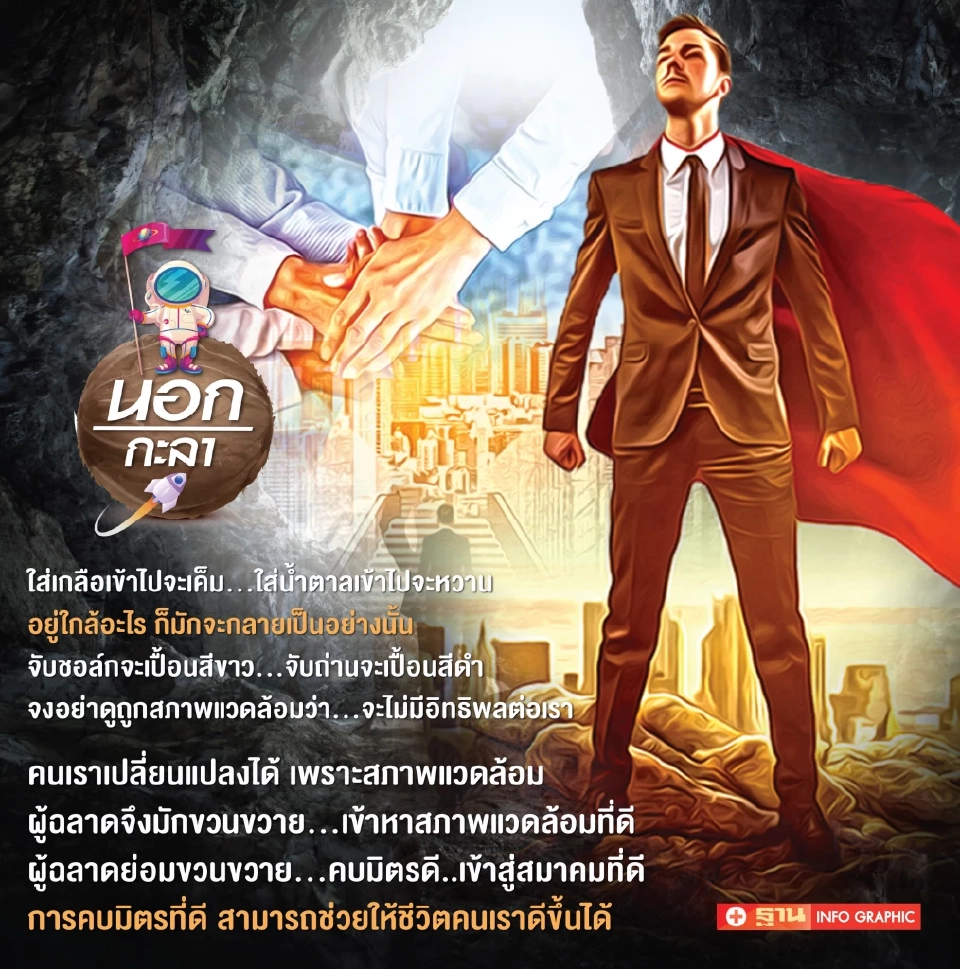 คนเราเปลี่ยนแปลงได้ เพราะสภาพแวดล้อม