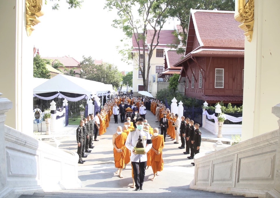 เคลื่อนสรีรสังขาร “สมเด็จพระวันรัต” กลับวัดบวรฯ (ประมวลภาพ)