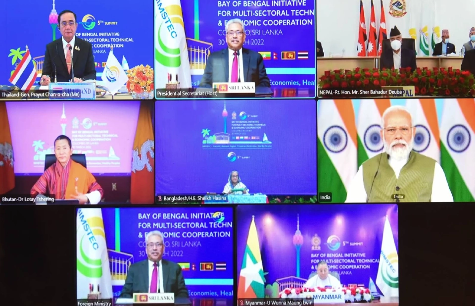 ไทยรับมอบตำแหน่ง "ประธาน BIMSTEC" ชงโมเดลเศรษฐกิจ BCG ขับเคลื่อนภูมิภาค