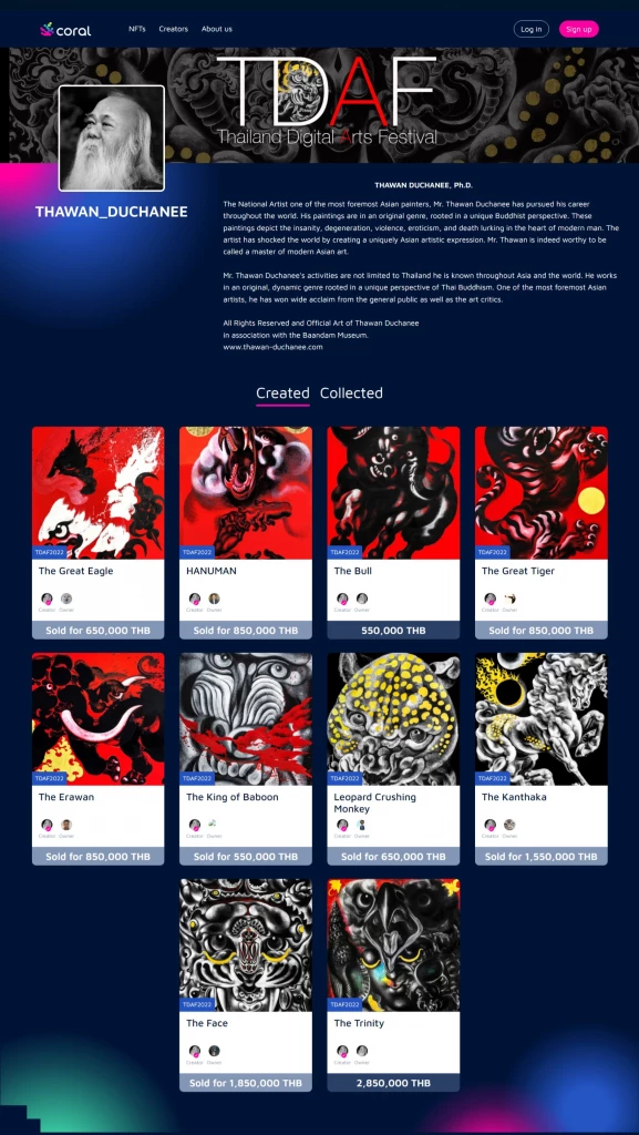 Thailand Digital Arts Festival 2022 ตอกย้ำผู้นำตลาด NFT งานศิลปะดิจิทัลที่มาแรงมากที่สุดตอนนี้