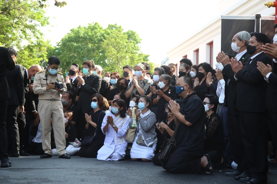 เคลื่อนสรีรสังขาร “สมเด็จพระวันรัต” กลับวัดบวรฯ (ประมวลภาพ)