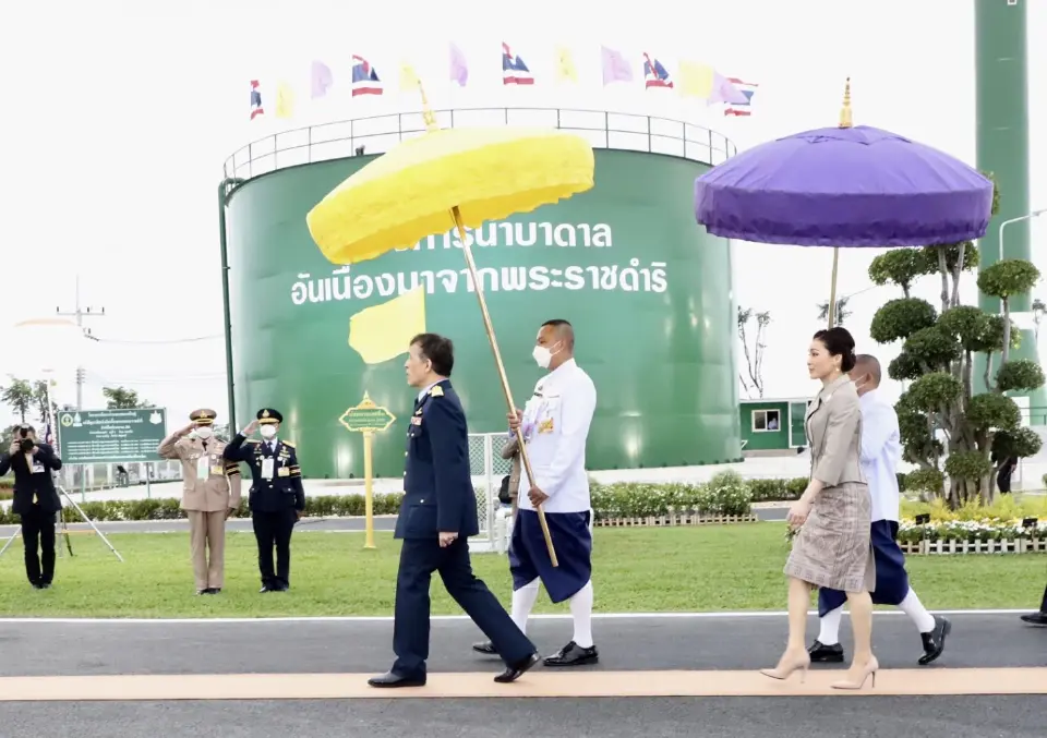 "ในหลวง-ราชินี"ทรงเปิดโครงการจัดหาน้ำบาดาลแก้ปัญหาภัยแล้งกาญจนบุรี