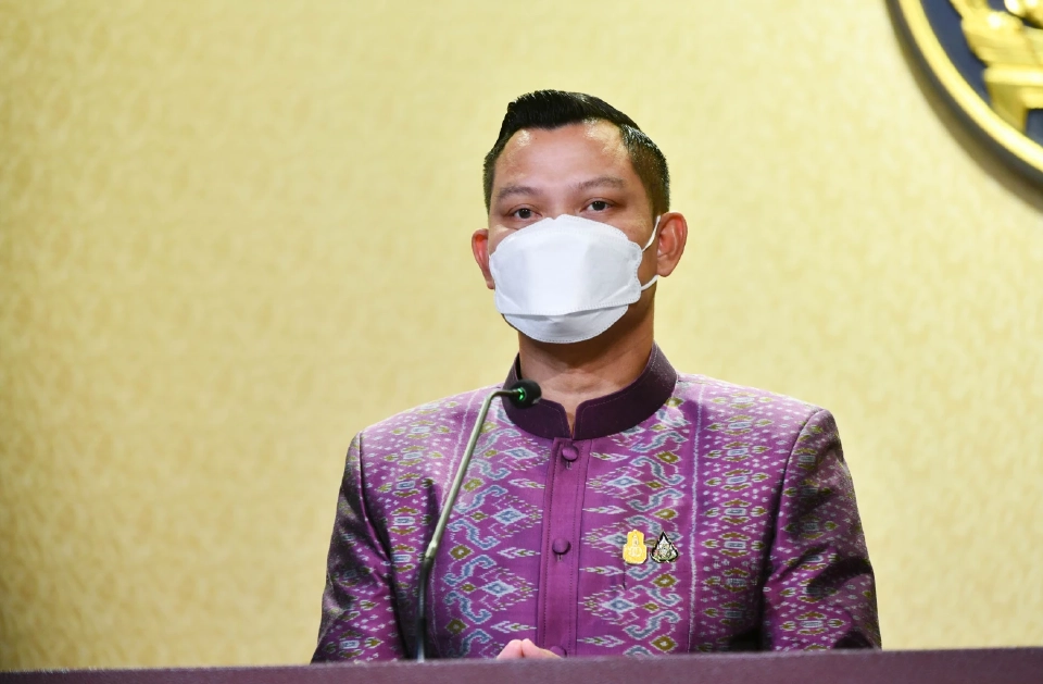 นายธนกร วังบุญคงชนะ โฆษกประจำสำนักนายกรัฐมนตรี