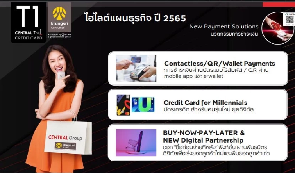 T1 ชู 4กลยุทธ์เร่งเติบโตกับพันธมิตรหนุนธุรกิจบัตรเครดิตปี2565